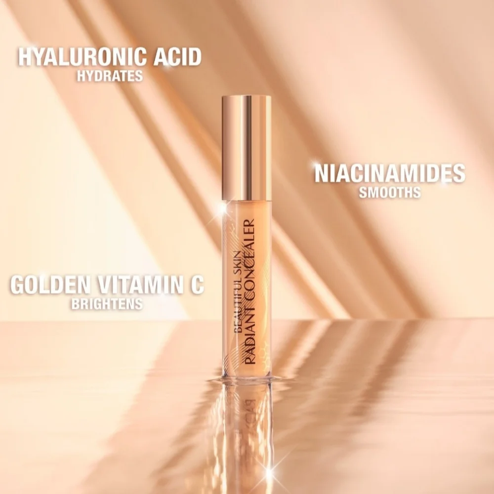 NIB CHARLOTTE TILBURY BEAUTIFUL SKIN RADIANT CONCEALER, SHADE 4 FAIR PALE